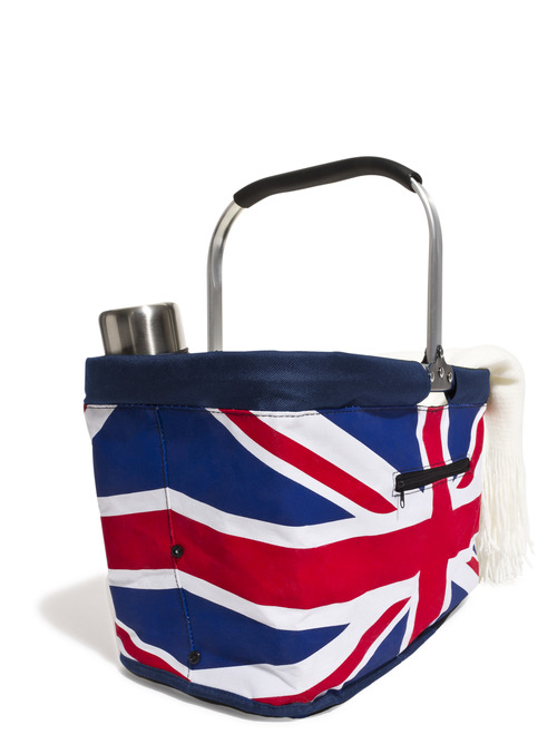 Akcesorium piknikowe Queen Anne składany kosz Carry 411001 - Navy/Red