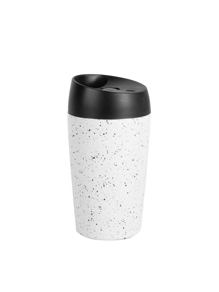 Kubek LOKE 240 ml – Biały/Czarny