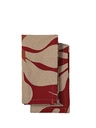 Ręcznik kuchenny EDITH 5018664 - Bordowy