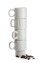 Filiżanka do espresso COFFEE & MORE 4-szt 5017880 - Biały