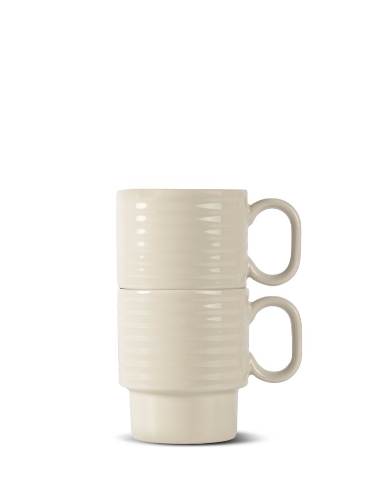 Kubek do kawy COFFEE & MORE 2-szt – Beżowy