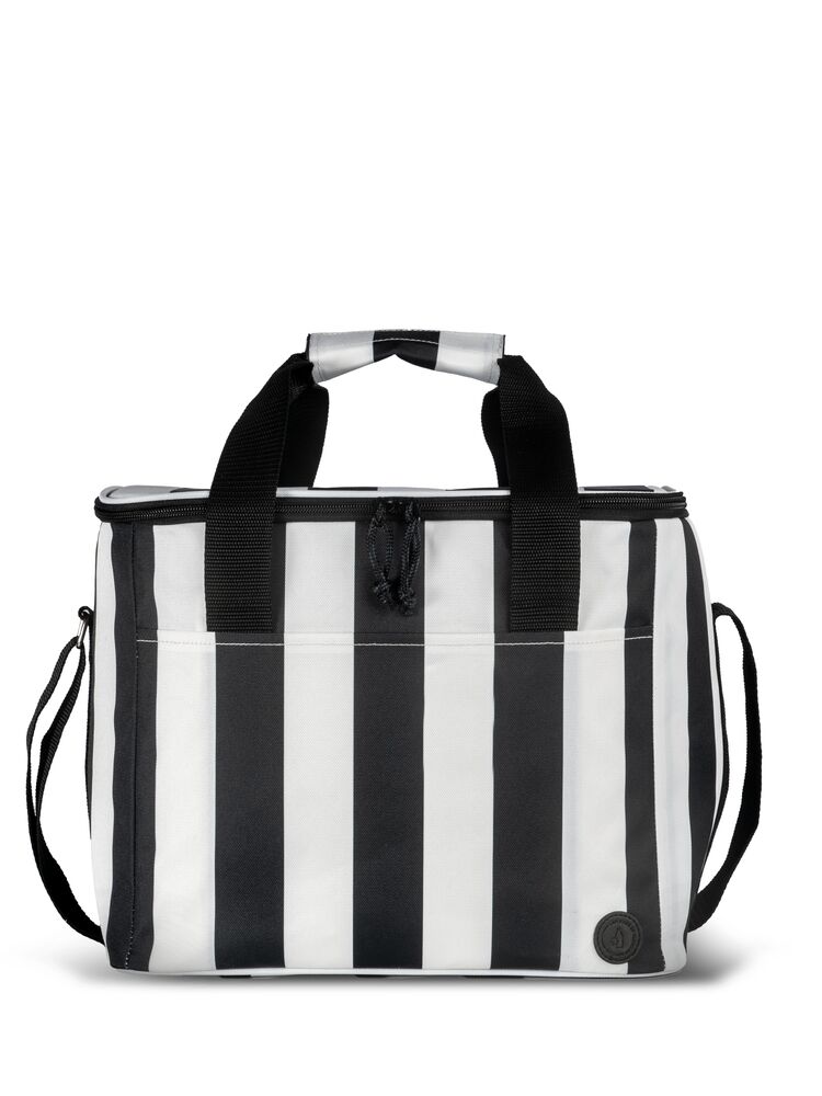 Torba termiczna City Stripe Rpet Duża 5018597 - Biały/Czarny