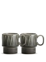 Kubek do kawy COFFEE & MORE 2-szt 5018371 - Szary