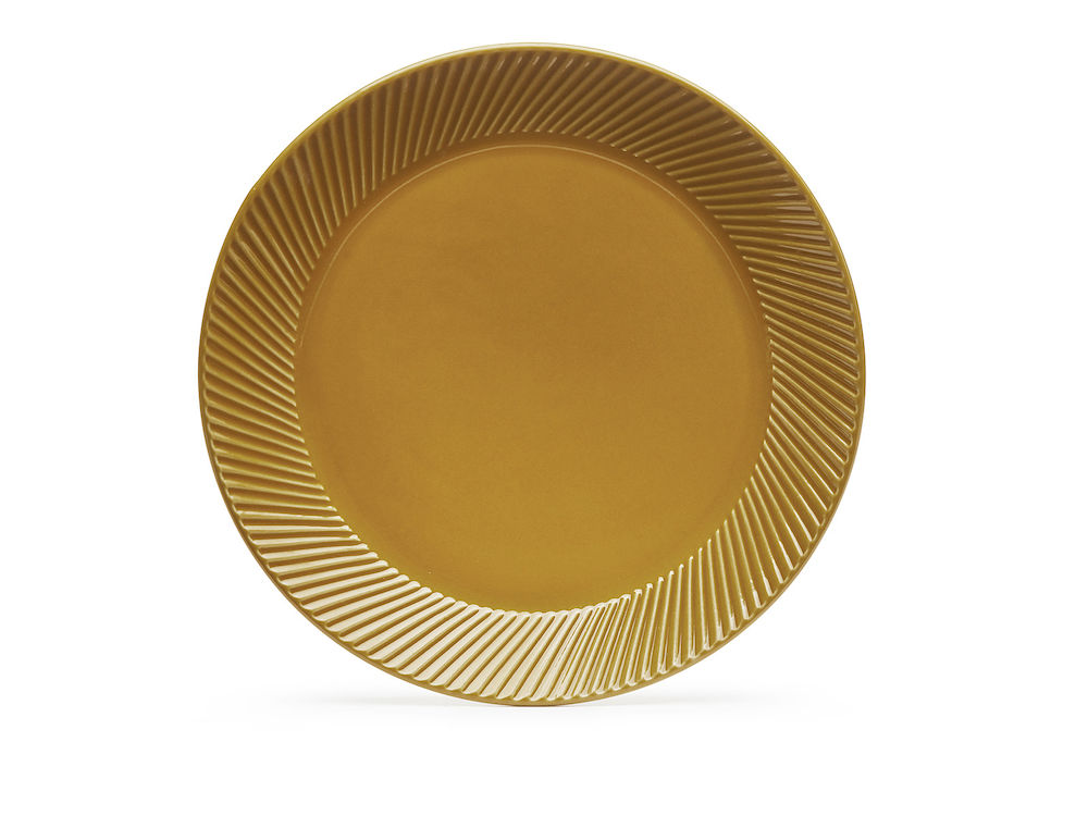 Talerz COFFEE & MORE 20 cm 5017349 - Żółty