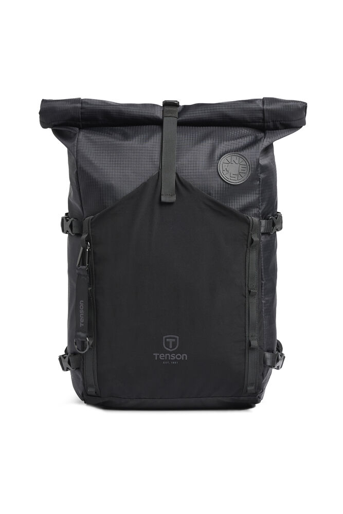 CAMPER ROLL-TOP BACKPACK – BLACK