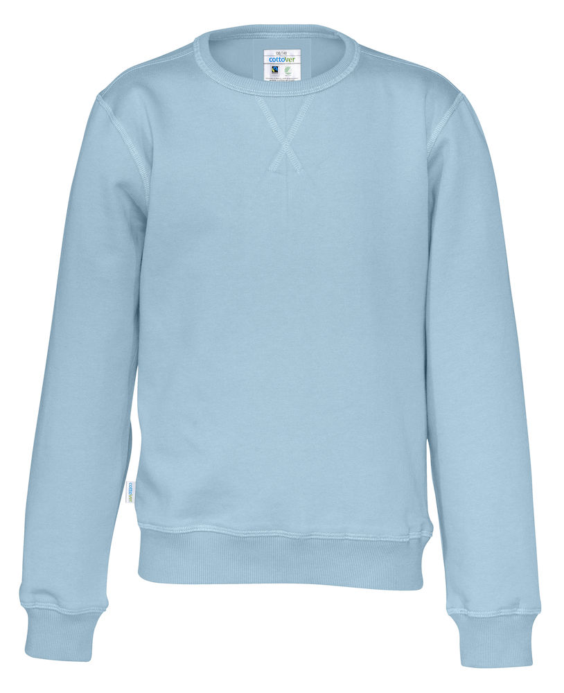 CREW NECK KID – SKY BLUE