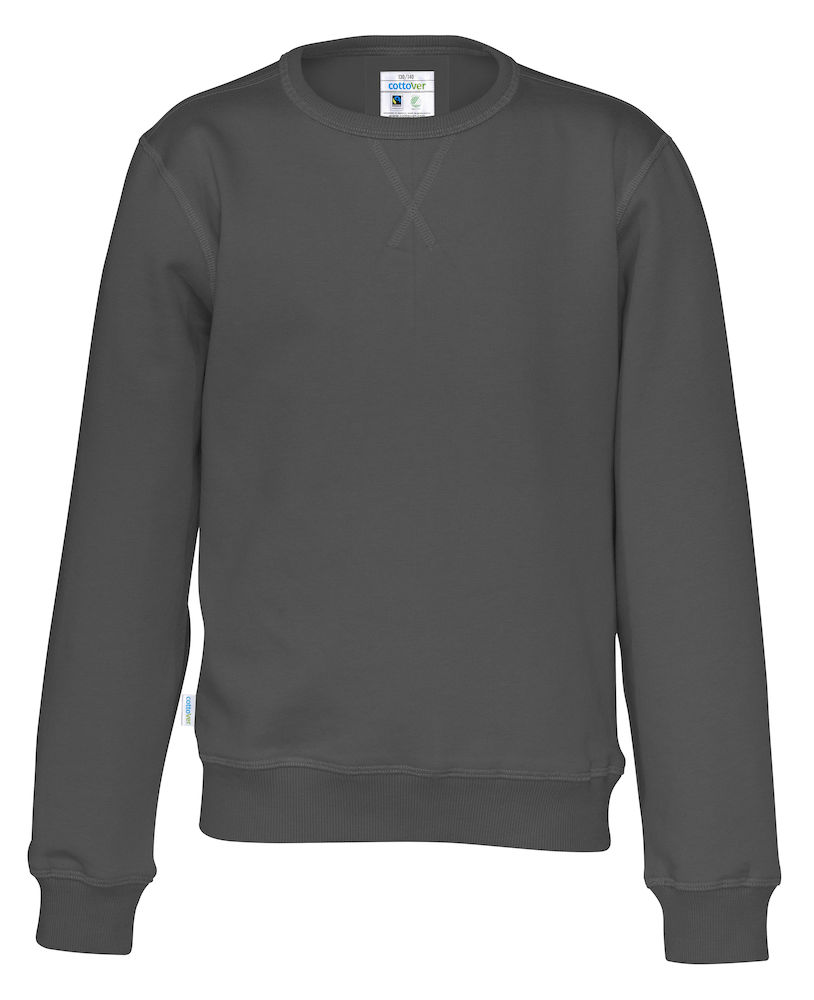 CREW NECK KID – CHARCOAL
