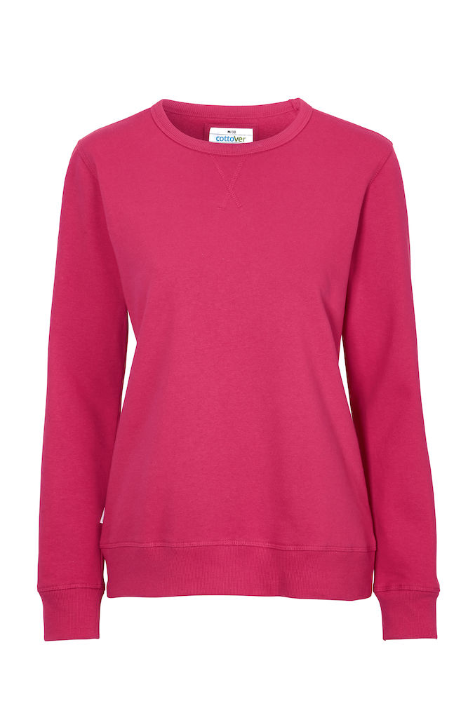 CREW NECK WOMAN – CERISE