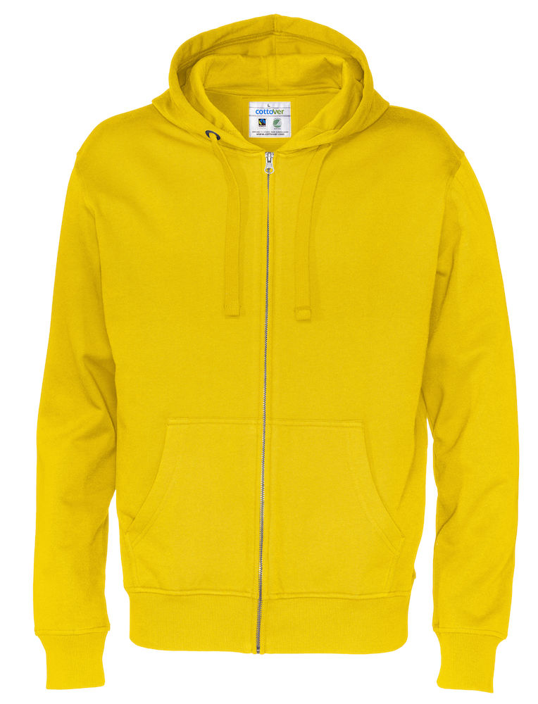 FULL ZIP HOOD – YELLOW