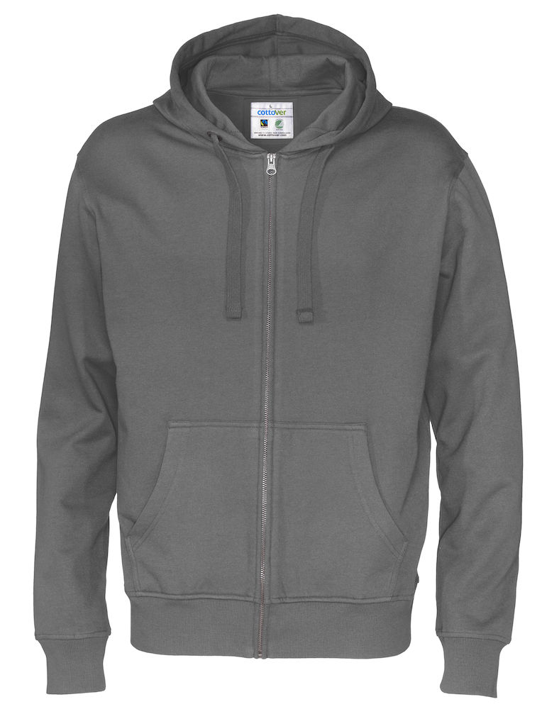 FULL ZIP HOOD – CHARCOAL