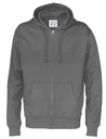 FULL ZIP HOOD – CHARCOAL