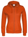 FULL ZIP HOOD WOMAN – ORANGE