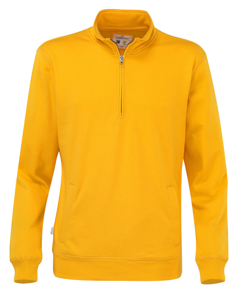 HALF ZIP UNISEX – YELLOW