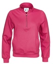 HALF ZIP UNISEX – CERISE