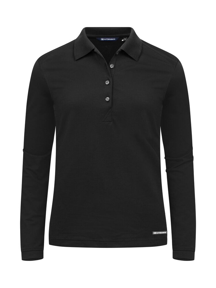 ADVANTAGE POLO LS WOMAN – BLACK