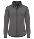 PEMBERTON CARDIGAN FZ WOMAN – ANTHRACITE MELANGE