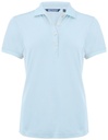 VIRTUE ECO POLO SOLID WOMAN – HEAVEN BLUE