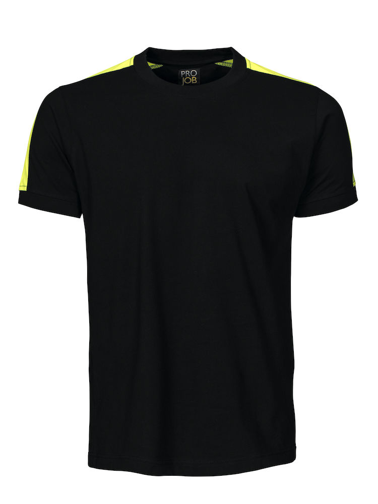 2019 T-SHIRT Z ODBLASKAMI NA RAMIONACH – BLACK