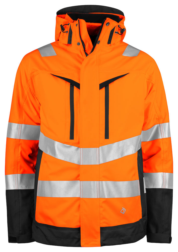 6445 FUNKCJONALNA KURTKA 3 W 1 - EN ISO 20471 KLASA 3/2 – ORANGE