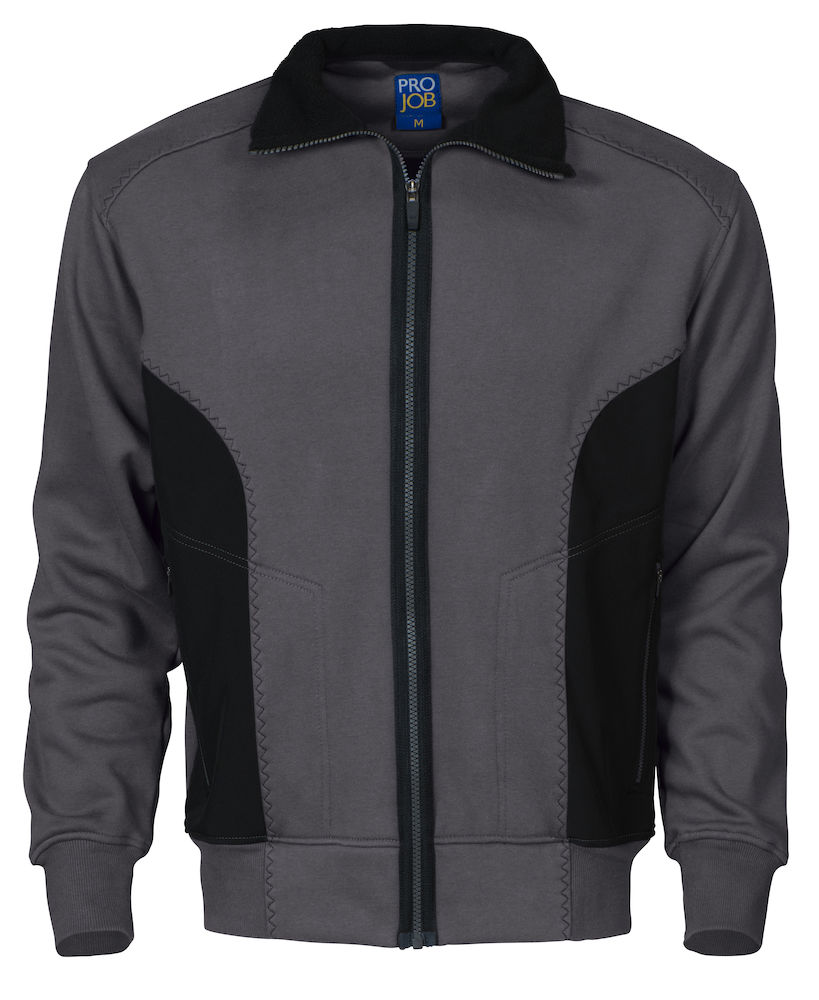 2121 BLUZA NA ZAMEK – GREY