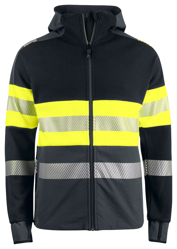 6122 BLUZA FUNKCJONALNA EN ISO 20471 KL. 1 – YELLOW/ BLACK