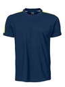 2019 T-SHIRT Z ODBLASKAMI NA RAMIONACH – BLUE/YELLOW