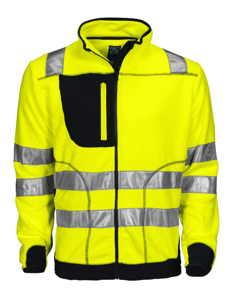 6303 KURTKA POLAROWA HV KLASA 3/2 – YELLOW/ BLACK