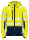 6416 KURTKA HV - EN ISO 20471 KLASA 3/2 – YELLOW/ NAVY
