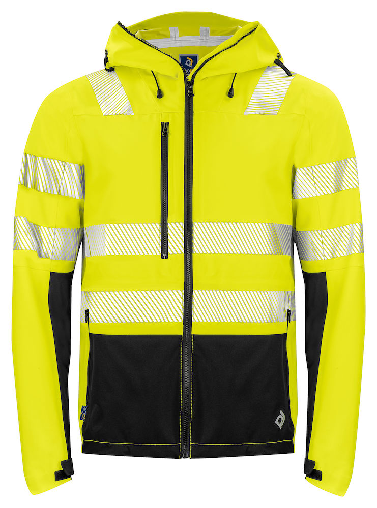 6416 KURTKA HV - EN ISO 20471 KLASA 3/2 – YELLOW/ BLACK