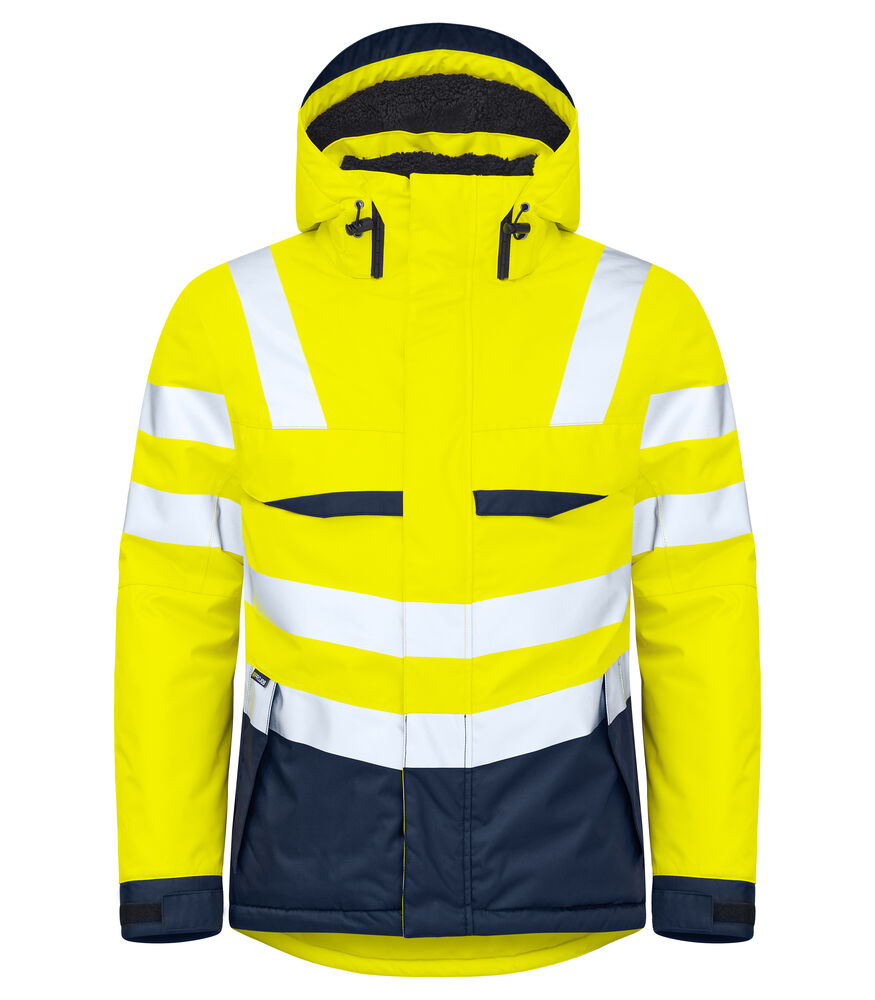 6425 Kurtka funkcjonalna ocieplana EN ISO 20471 KLASA 3 – YELLOW/ NAVY