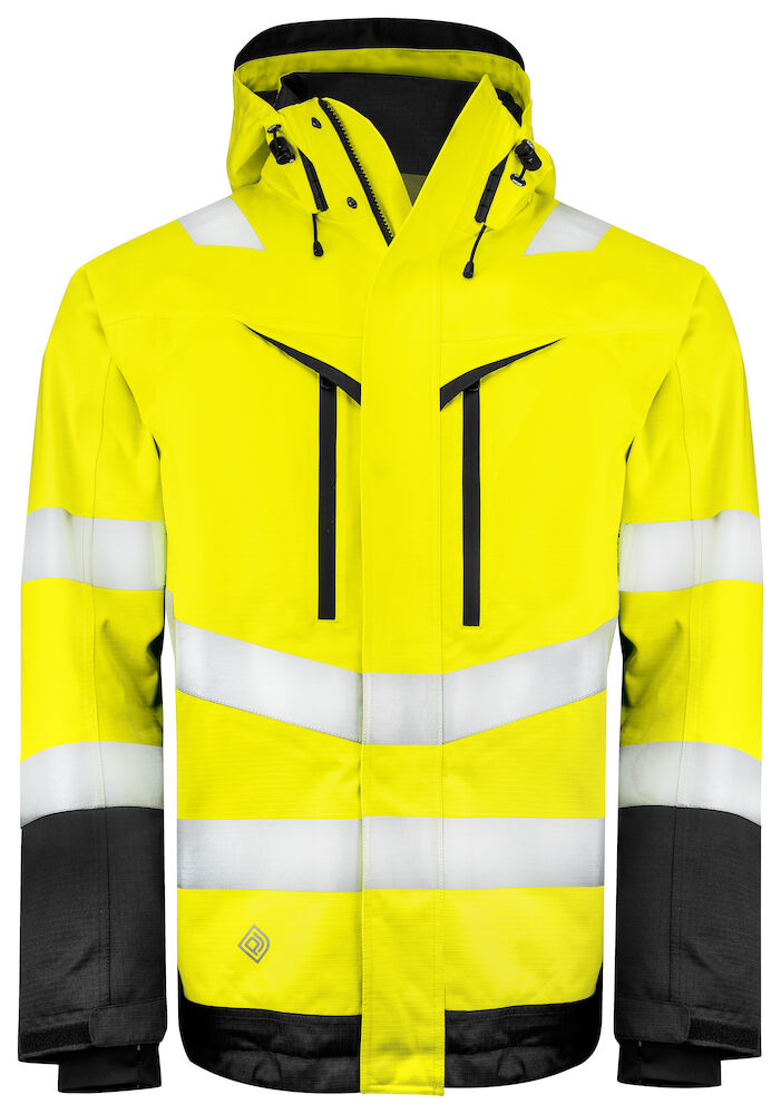 6453 FUNKCJONALNA KURTKA EN ISO 20471 CLASS 3 – YELLOW/ BLACK