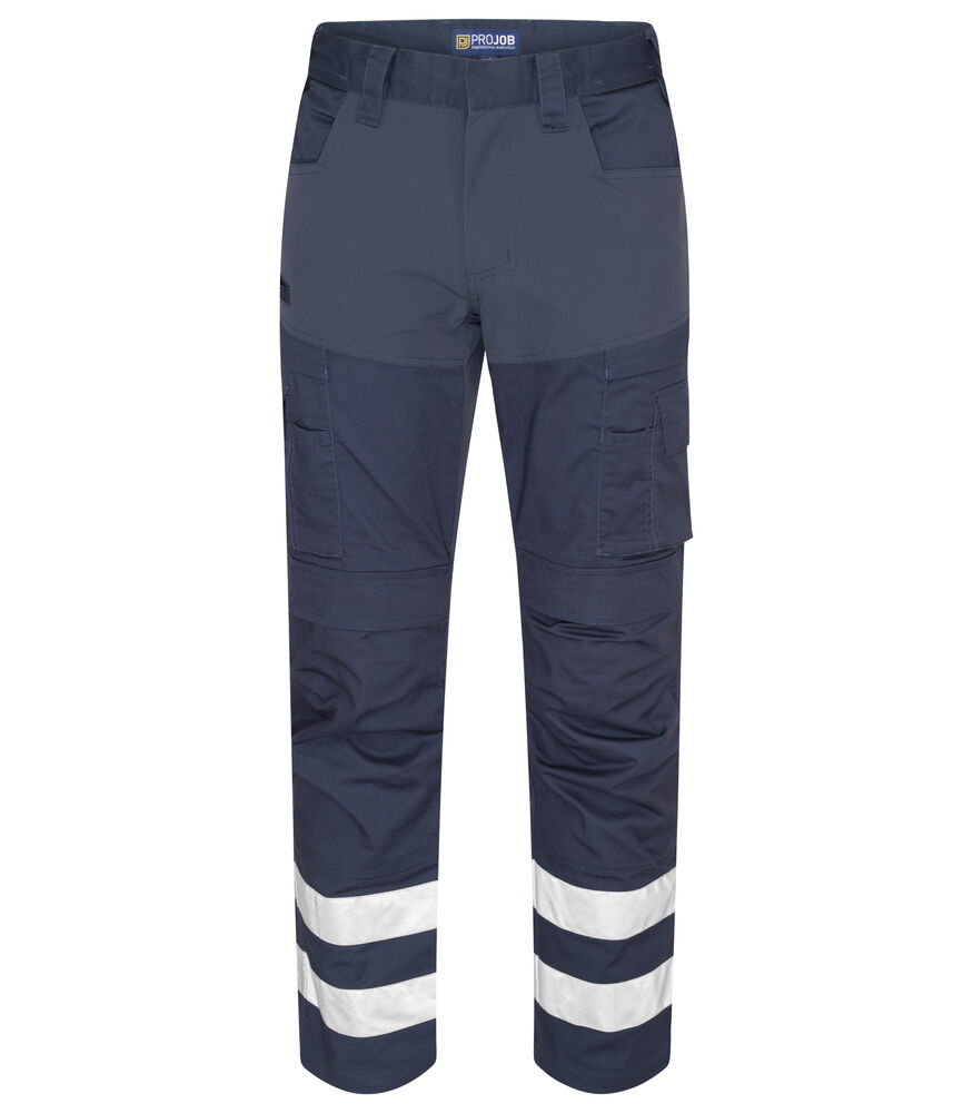 2509 Spodnie typu stretch z odblaskami – NAVY