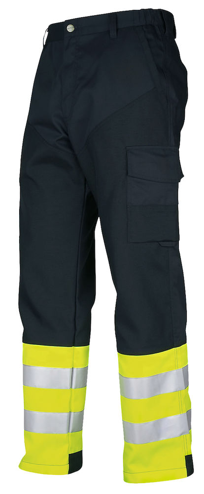 6507 SPODNIE DO PASA HV KLASA 1 – YELLOW/ BLACK