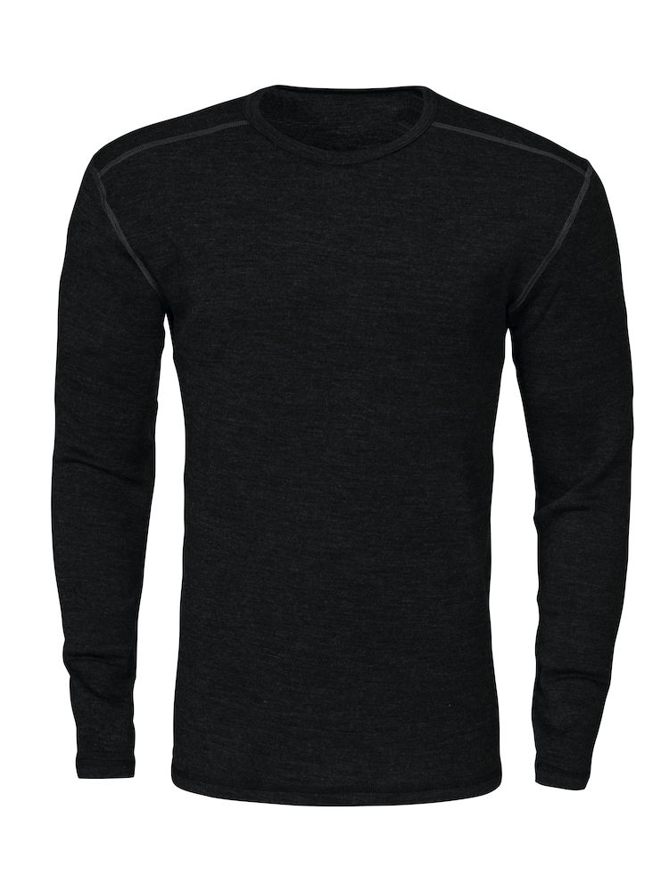 3106 PODKOSZULEK WEŁNIANY – BLACK