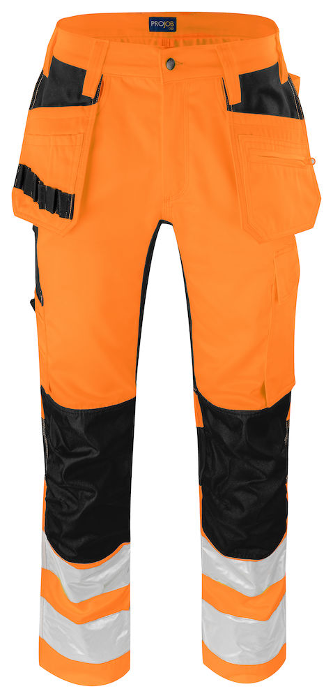 6570 SPODNIE ZE STRETCHEM - EN ISO 20471 KLASA 2 – ORANGE