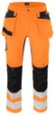 6570 SPODNIE ZE STRETCHEM - EN ISO 20471 KLASA 2 – ORANGE