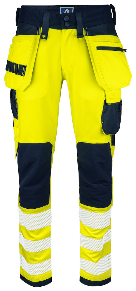 6573 SPODNIE STRETCH CL. 2/1 – YELLOW/ NAVY