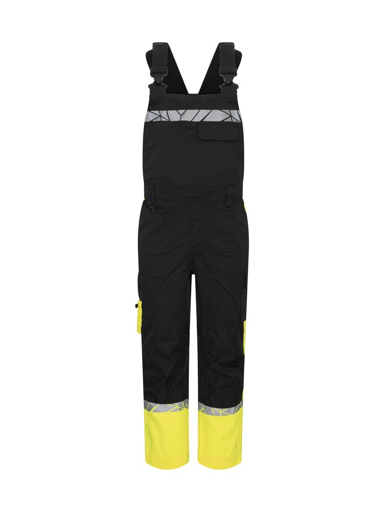 7600 Ogrodniczki – BLACK/ YELLOW