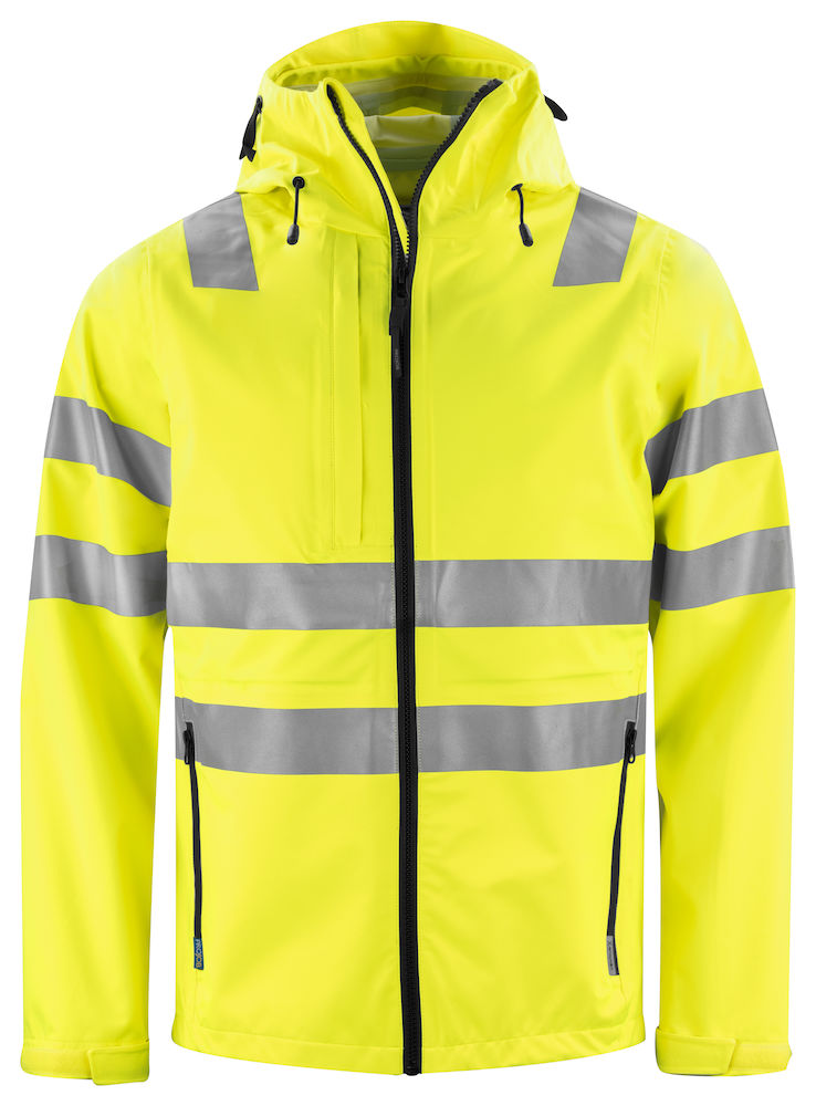 6450 KURTKA PRZECIWDESZCZOWA EN ISO 20471 KLASA 3/2 – YELLOW/ BLACK