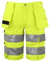 6535 KRÓTKIE SPODENKI - EN ISO 20471 KLASA 2/1 – YELLOW/ BLACK