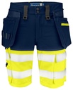 6580 KRÓTKIE SPODENKI EN ISO 20471 KLASA 1 – YELLOW/ NAVY