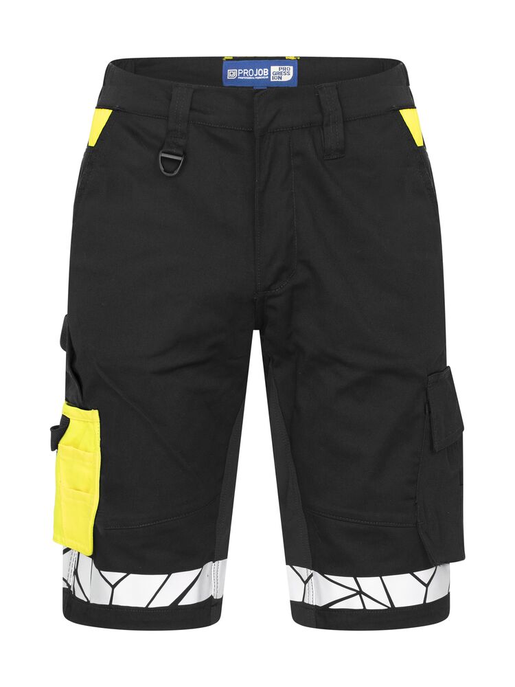 7510 Szorty robocze – BLACK/ YELLOW