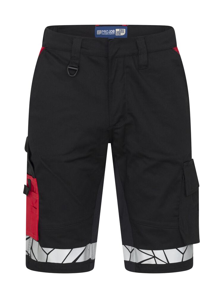7510 Szorty robocze – BLACK/ RED