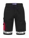 7510 Szorty robocze – BLACK/ RED