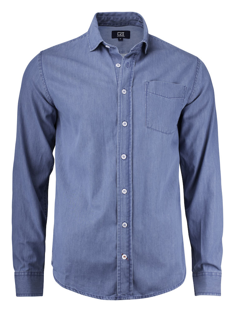 ELLENSBURG DENIM SHIRT – DENIM BLUE