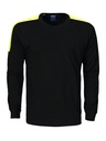 2020 T-SHIRT LONG SLEEVE Z ODBLASKAMI NA RAMIONACH – BLACK