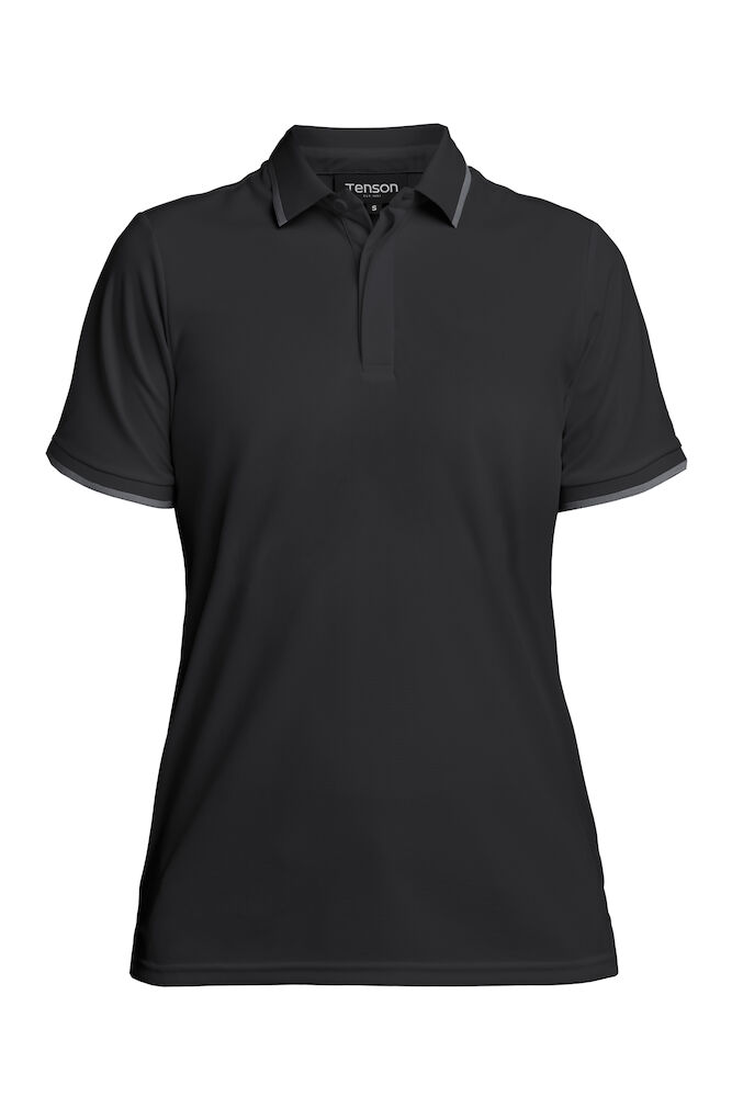 TXLITE QUICKDRY POLO WOMAN – BLACK