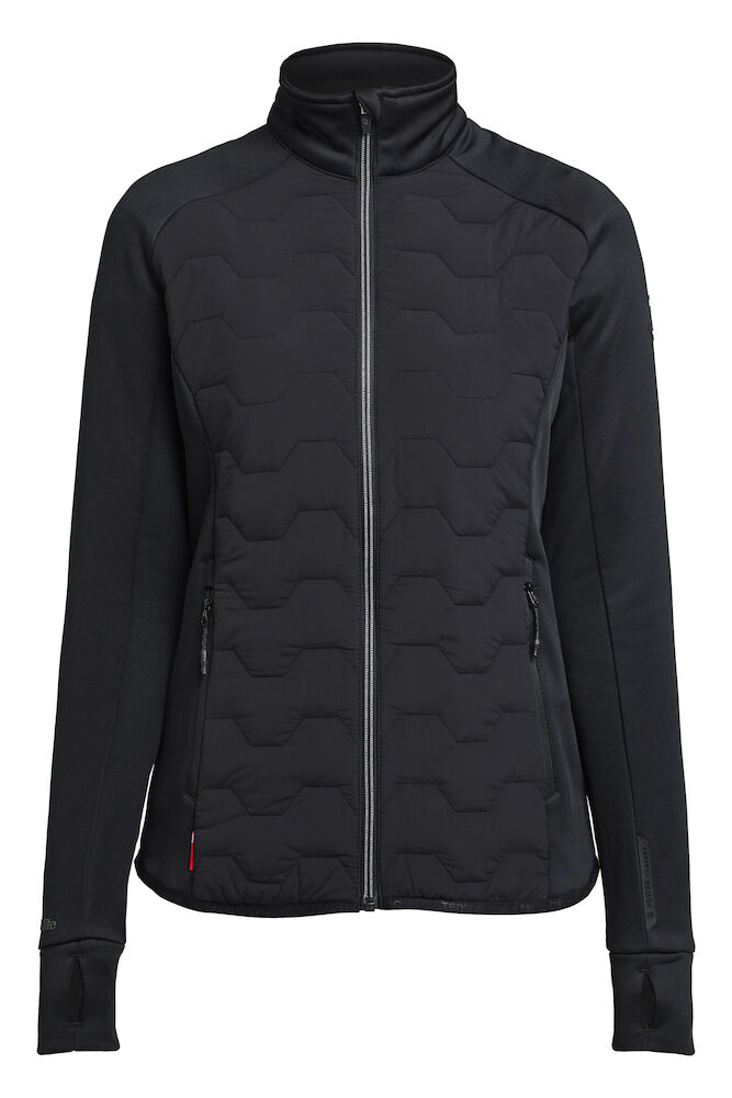 TXLITE HYBRID ZIP WOMAN – BLACK