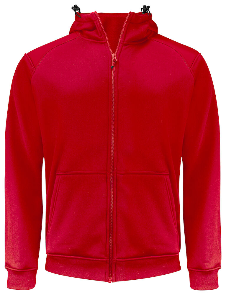 2133 BLUZA Z KAPTUREM – RED