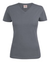 T-shirt Heavy V-Neck Lady 2264025 - Steel Grey